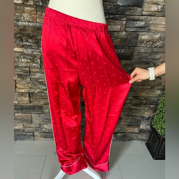 Victoria's Secret Red Pajama Pants with Elastic Waistband - Picture 3 of 9